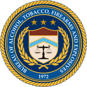 Image of the seal of the Bureau of Alcohol, Tobacco, Firearms and Explosives.